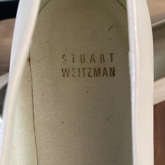 Stuart Weitzman Bone/Ecru Heel, Size 6.5 Medium, New Without Box - Picture 4 of 6